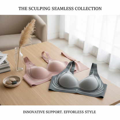 Flawless U-Back Sculpting Bra: Seamless Markless Lift Bralette - Invisible Anti-Gravity Support & Back Smoothing Bra for a Perfect Silhouette