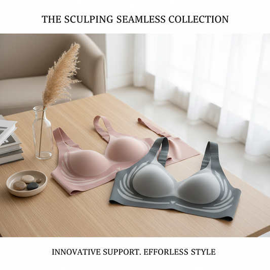 Flawless U-Back Sculpting Bra: Seamless Markless Lift Bralette - Invisible Anti-Gravity Support & Back Smoothing Bra for a Perfect Silhouette