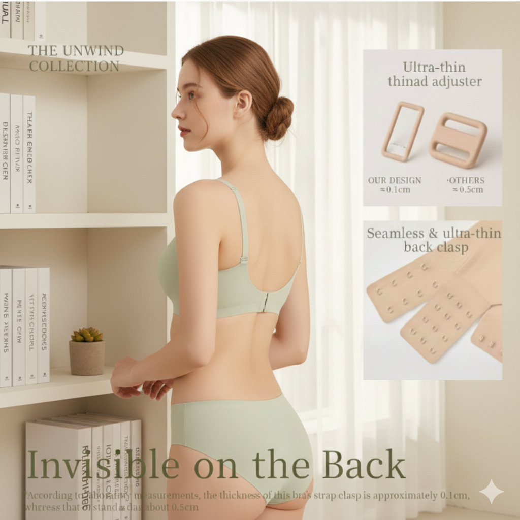 Invisible Smoothing Seamless Bra: Wireless Full-Support Lift Bralette - Padded No-Show T-Shirt Bra for a Flawless Silhouette & Gentle Shaping