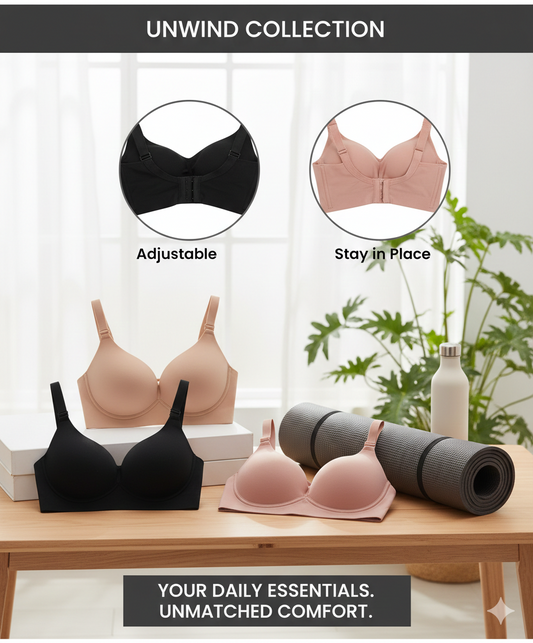 Invisible T-Shirt Push-Up Bra: Wireless Seamless Lift Technology - Full-Support No-Wire Lingerie for a Smooth, Flawless Silhouette Under Any Outfit