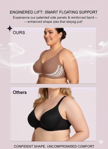 The Essential Everyday "Unwind" Bra: Ultra-Lightweight Seamless Bralette - Padded Soft Support for Stress-Free Days and Peaceful Nights