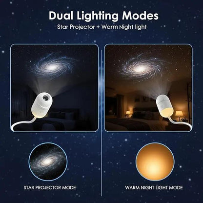 Comauo® NEXT-GEN SMART PROJECTION HD Smart Dynamic 5D Holographic Night Light Projector✨